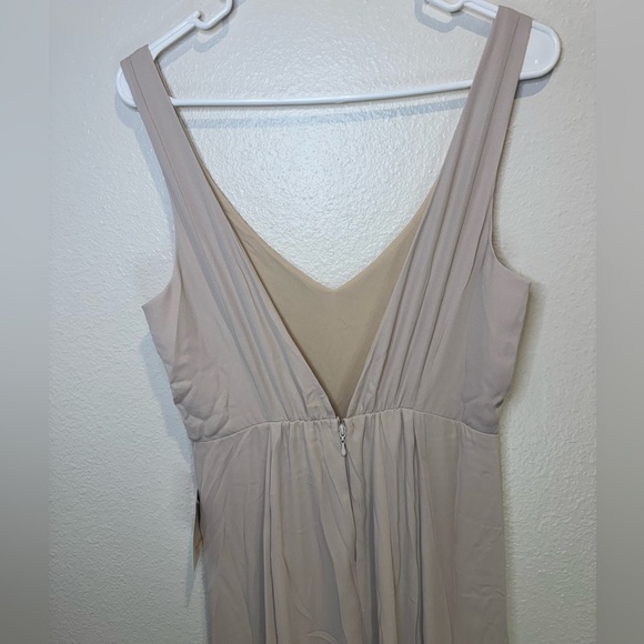 Show Me Your Mumu Jenn Maxi Dress in Cream Show Me the Ring Crisp Size L - Picture 8 of 14